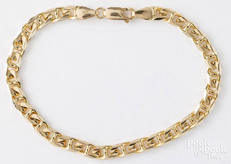 14k yellow gold bracelet