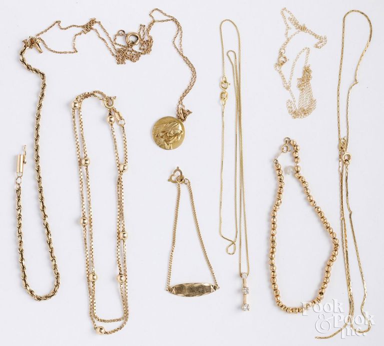 14k yellow gold chains