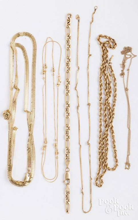 14k yellow gold chains