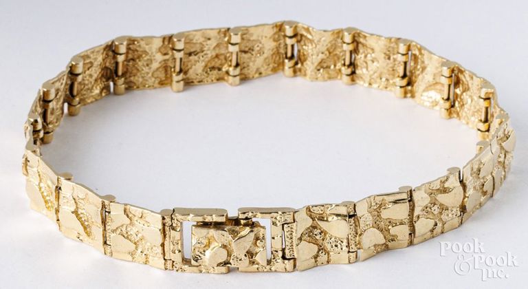 14k yellow gold bracelet