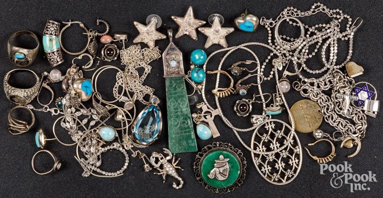 Silver and sterling silver jewelry