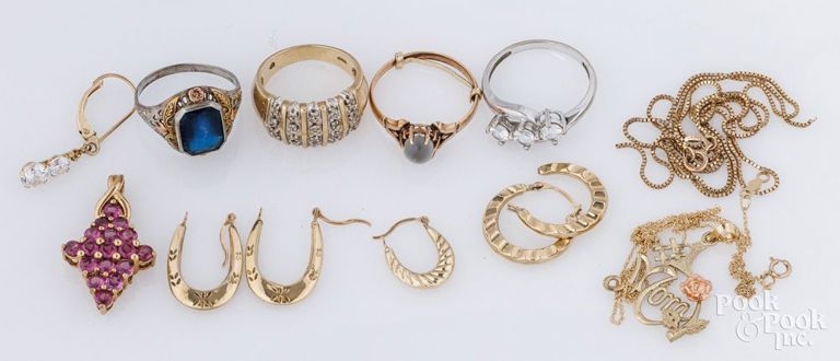10k yellow gold jewelry