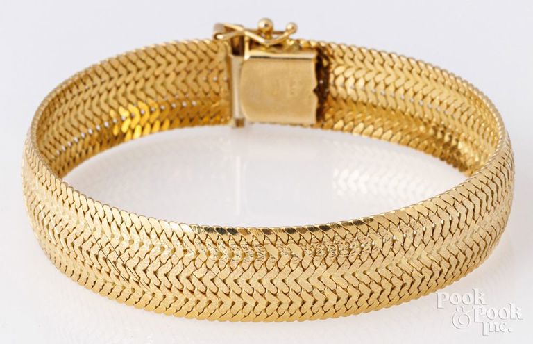 14k yellow gold bracelet