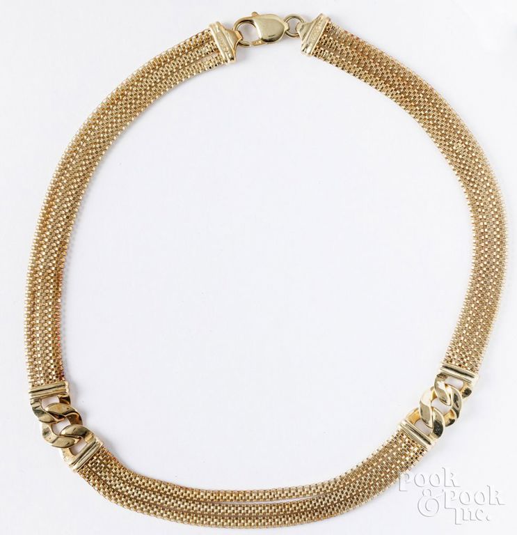 14k yellow gold necklace