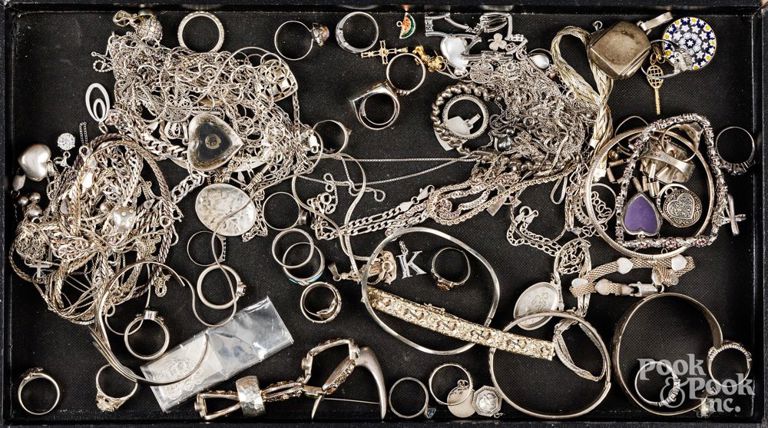 Silver and sterling silver jewelry
