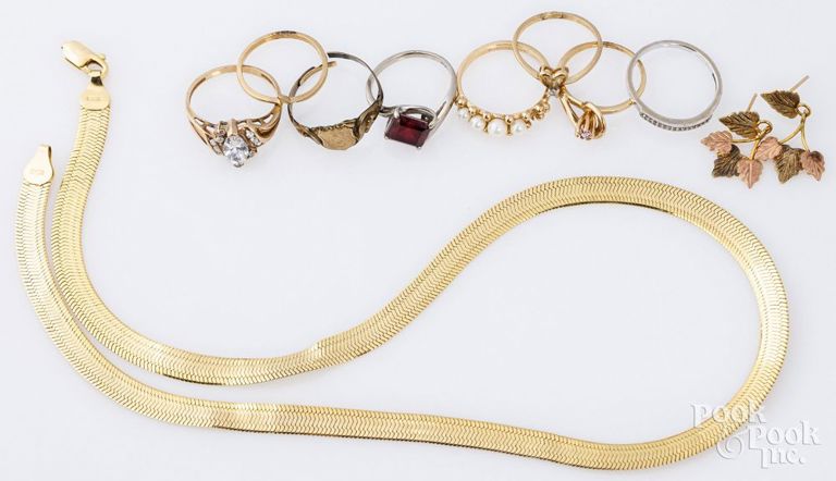 10k yellow gold jewelry