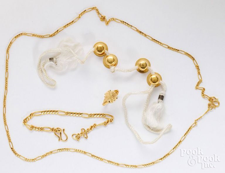 22k yellow gold jewelry