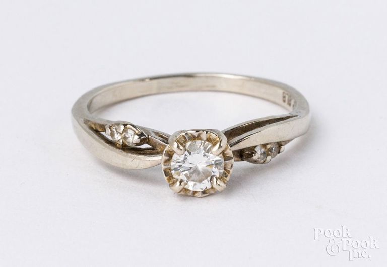 14k gold diamond ring
