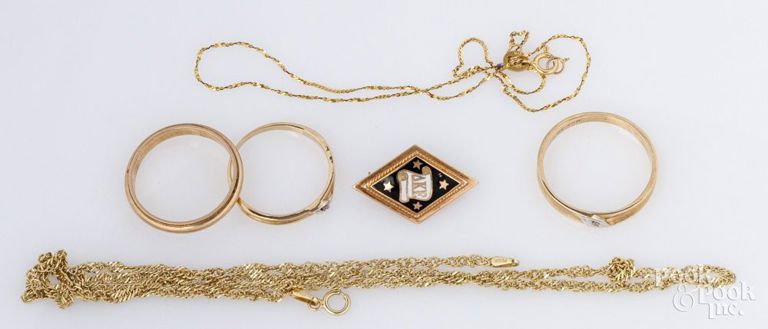 14k yellow gold jewelry