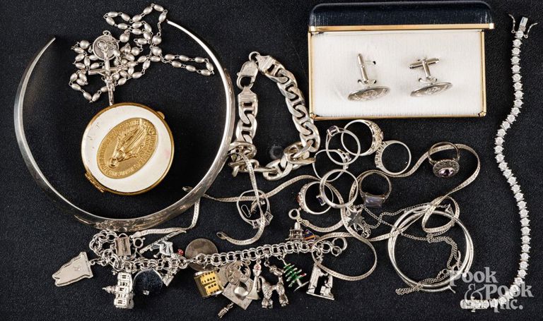 Silver and sterling silver jewelry