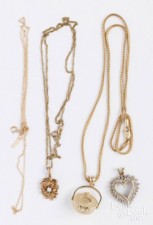 Yellow gold jewelry