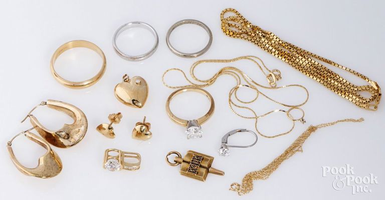 14k yellow gold jewelry