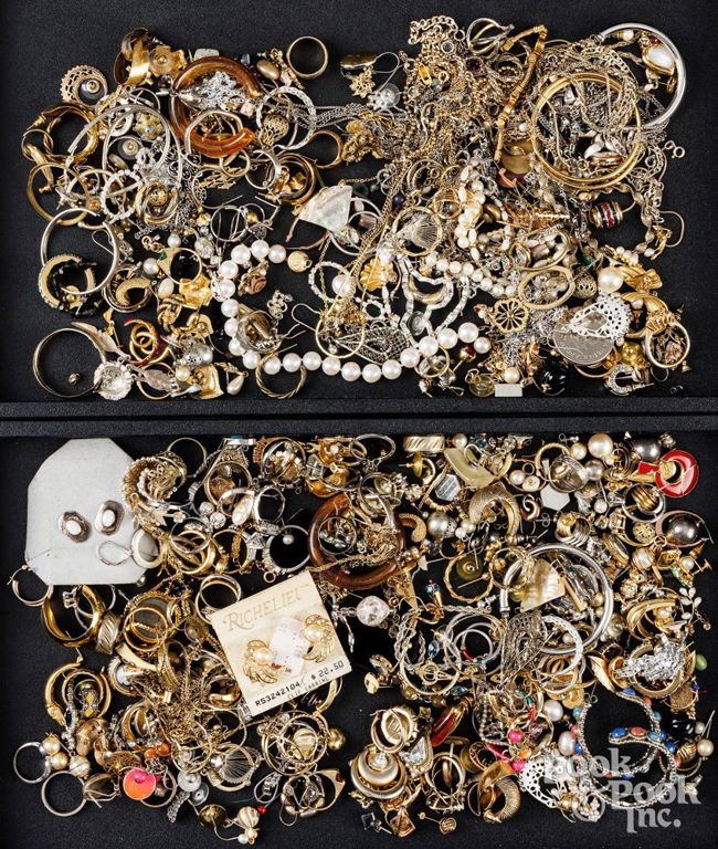 Costume jewelry to include some gold and diamonds