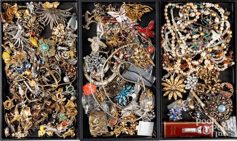 Costume jewelry to include sterling silver
