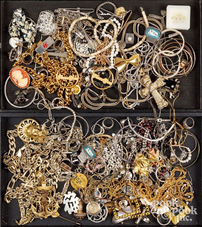 Costume jewelry to include sterling silver