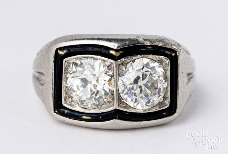 Platinum diamond ring