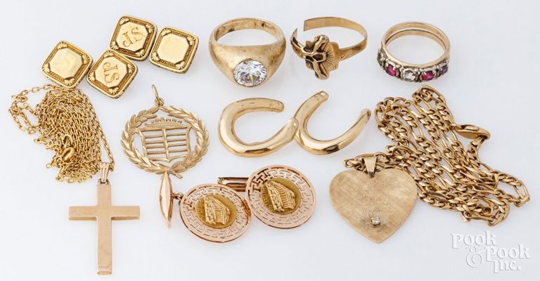 14k yellow gold jewelry