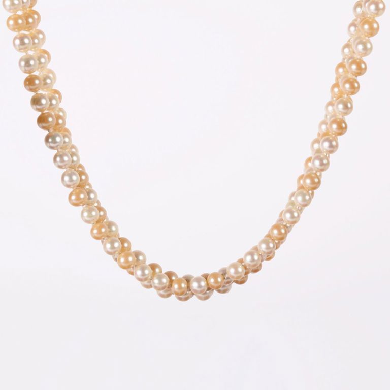 Andrew Clunn four-strand pearl necklace