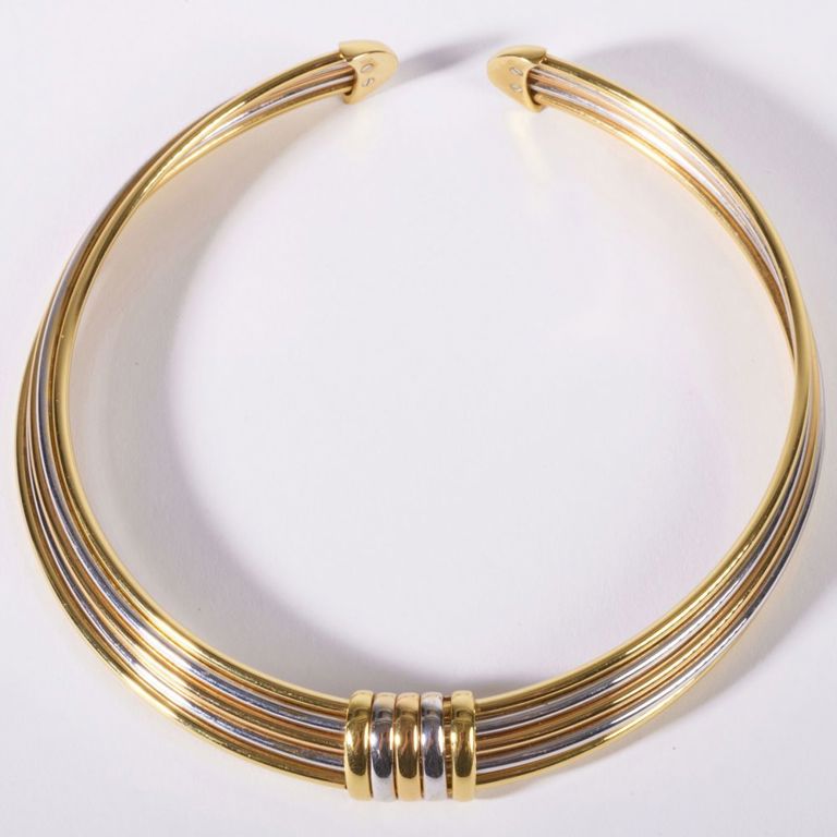 18k gold and diamond flatweave bracelet