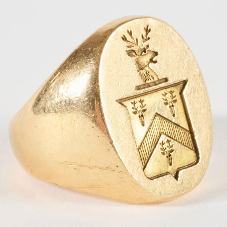 14k gold Tiffany & Co. signet ring