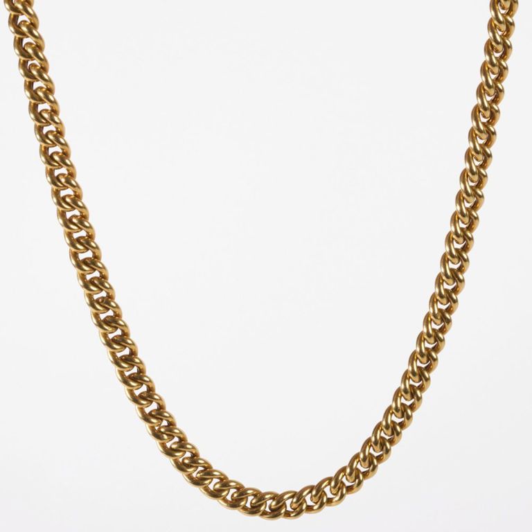 18k Gold Link Necklace