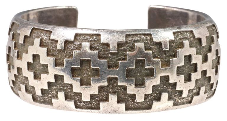 Sterling silver cuff bracelet