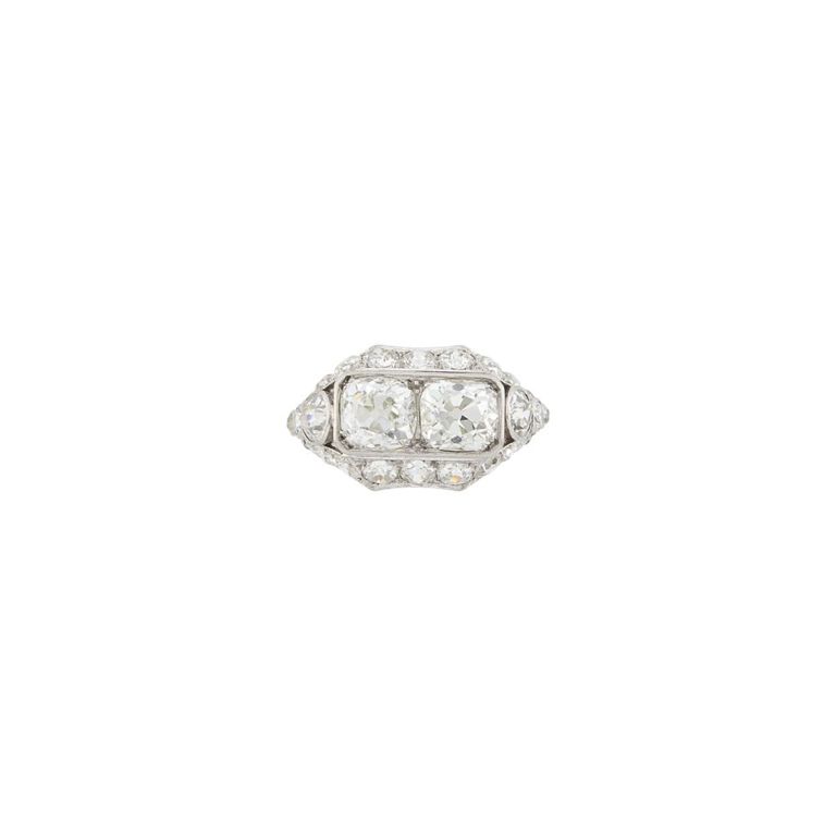 Platinum diamond ring