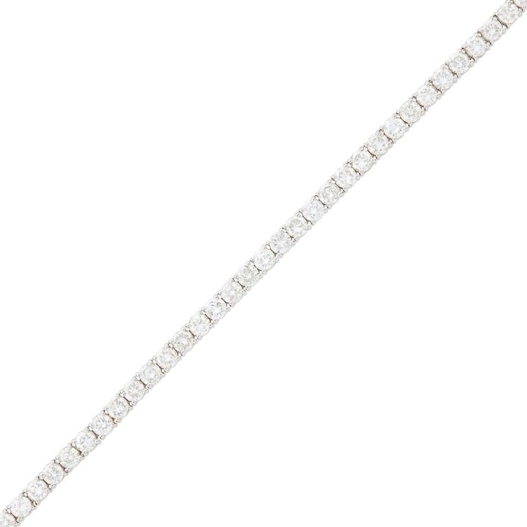 18k white gold bracelet with diamonds