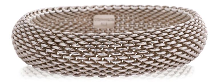 Tiffany & Co. sterling silver Somerset mesh bangle