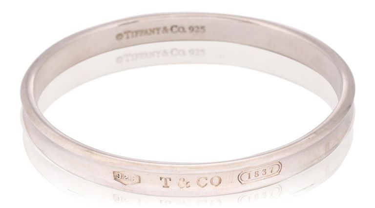 Sterling silver bangle bracelet
