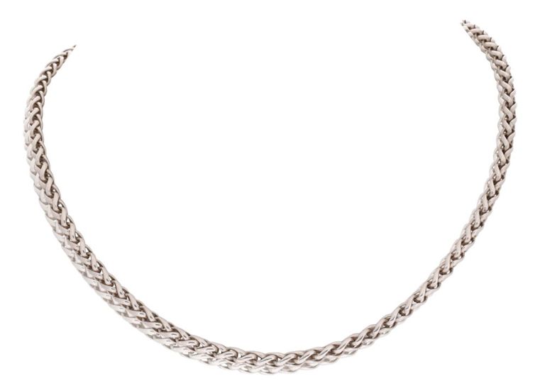 David Yurman sterling silver wheat chain