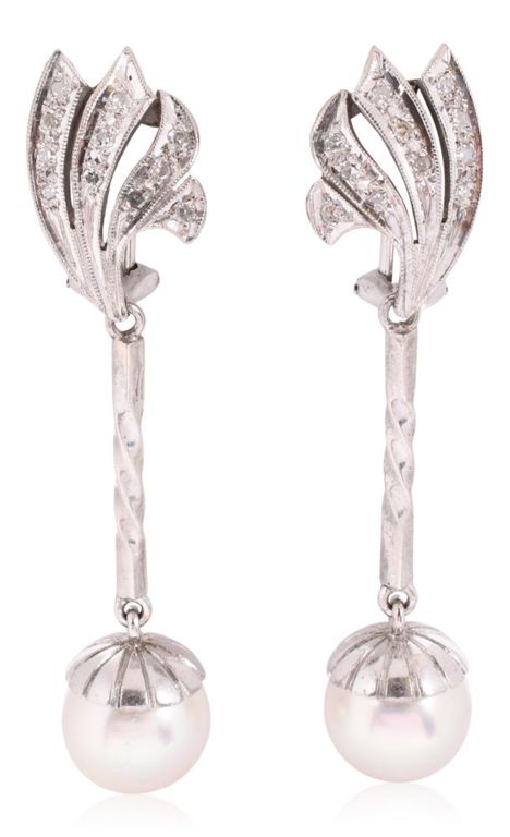 Pearl earrings