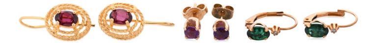 Group of earrings