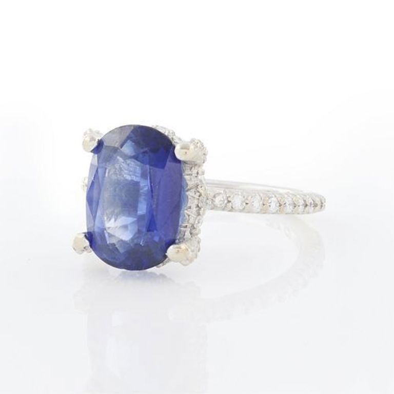 14k white gold diamond ring