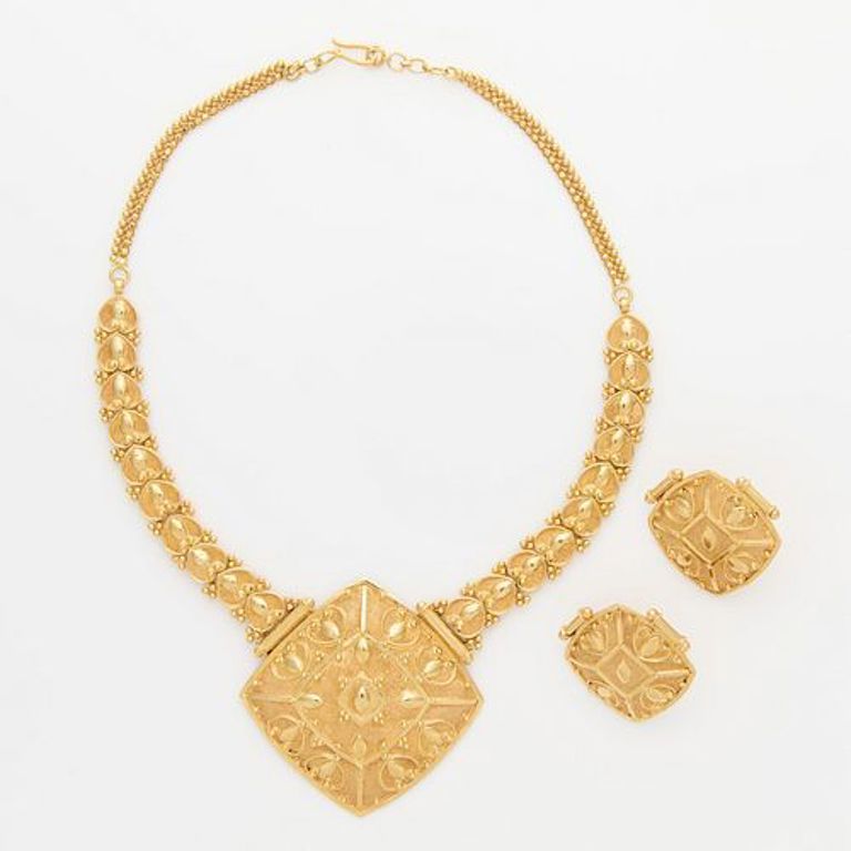 22k gold jewelry set