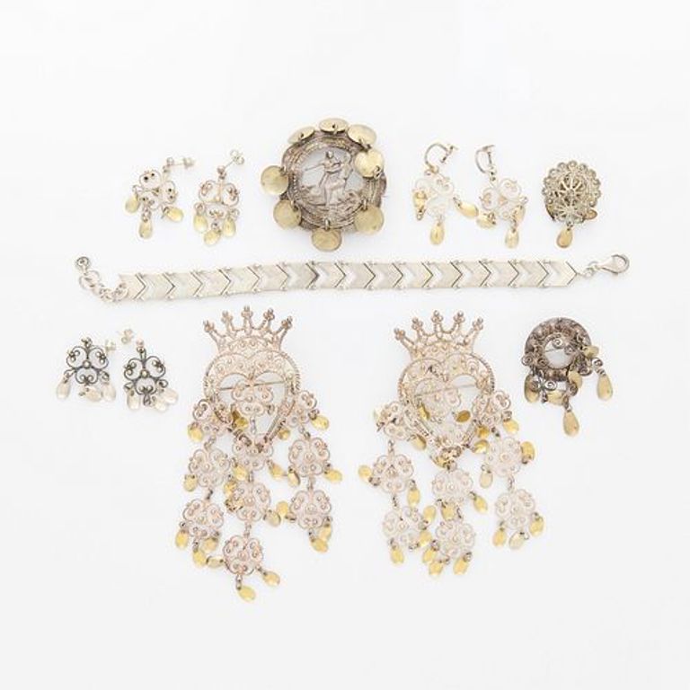 Sterling silver jewelry set