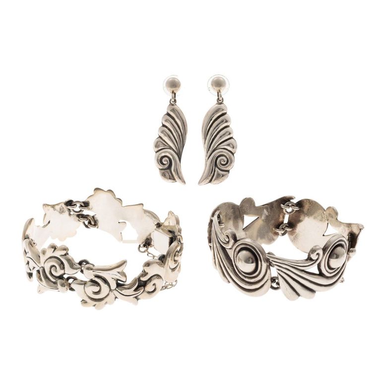 Sterling silver jewelry set