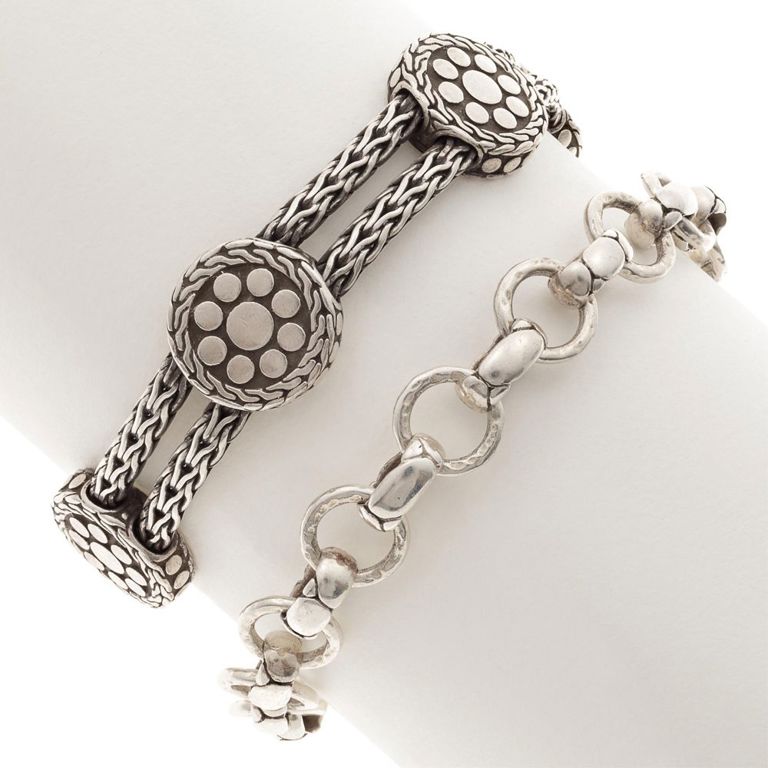 John Hardy sterling silver bracelet collection