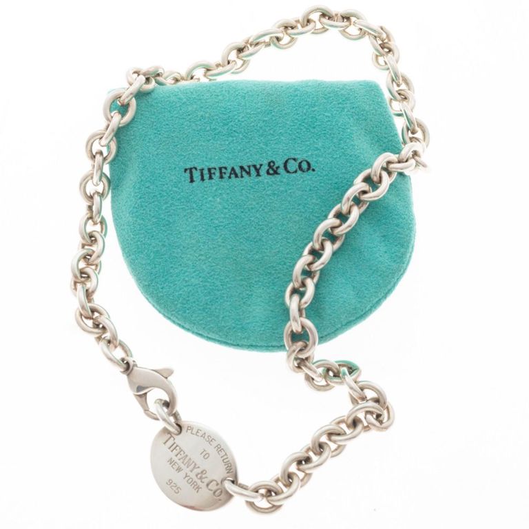 Sterling silver link necklace
