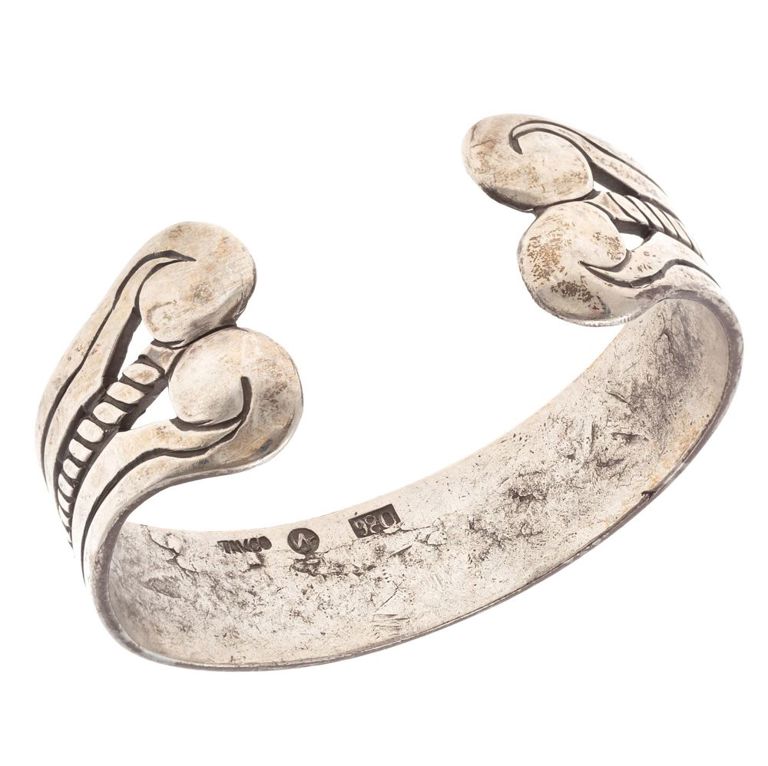 Sterling silver cuff bracelet