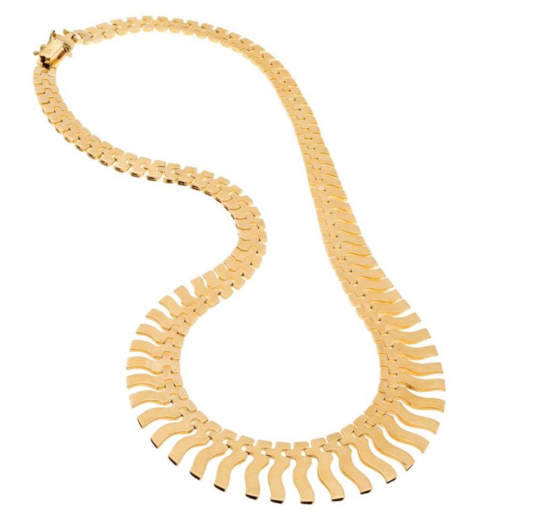 14k yellow gold link necklace