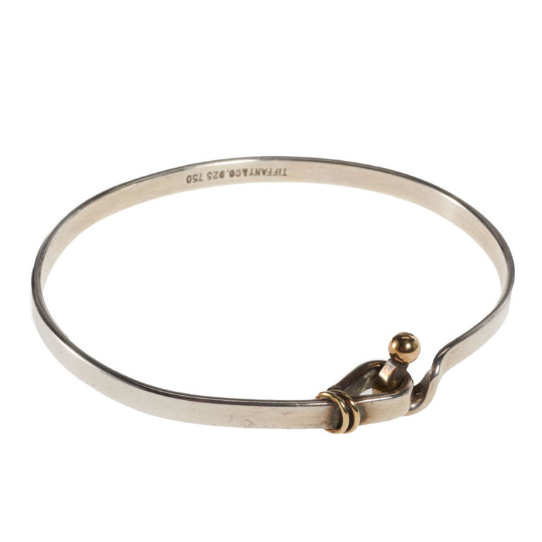 Tiffany & Co sterling silver and 18k gold bracelet