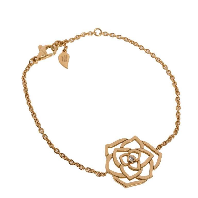 Piaget rose 18k gold diamond bracelet