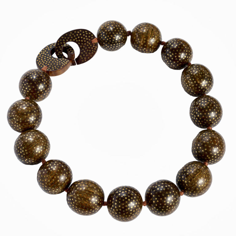 Patricia von Musulin wood bead necklace