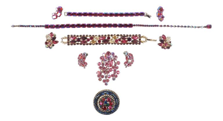 Collection of Weiss costume jewelry