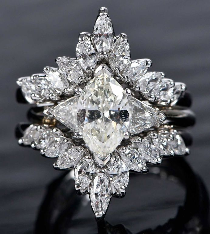 Platinum diamond ring