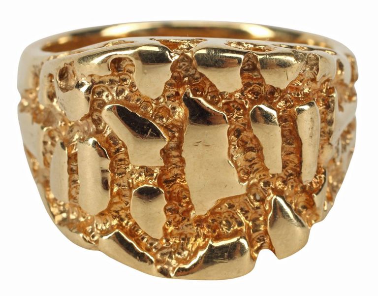 14k yellow gold ring