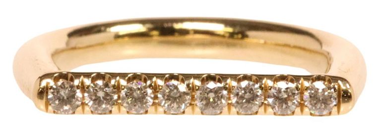 14k yellow gold diamond ring