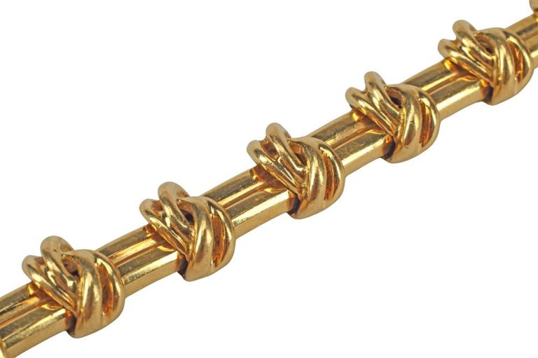 18k gold Tiffany & Co. Love Knot bracelet
