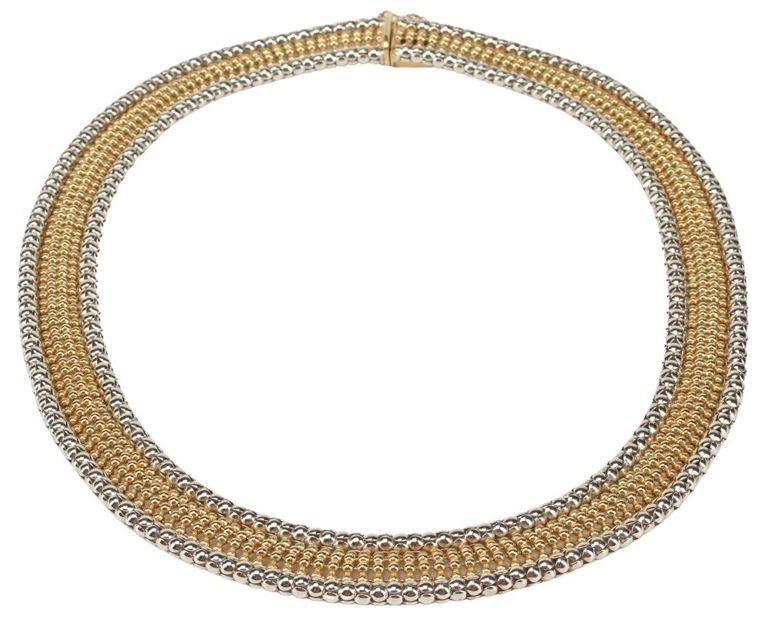 14k gold collar necklace